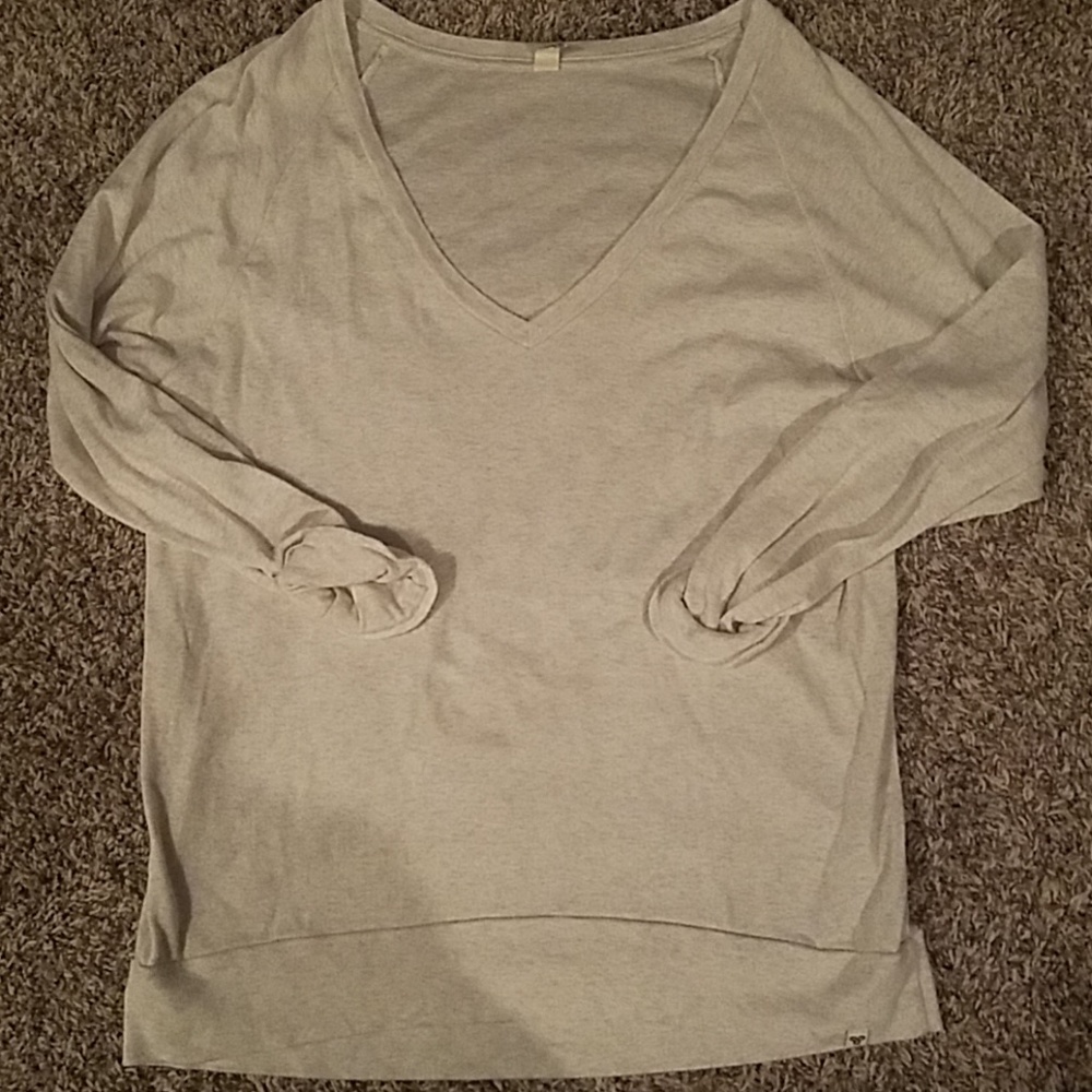 TNA cream V-neck sweater